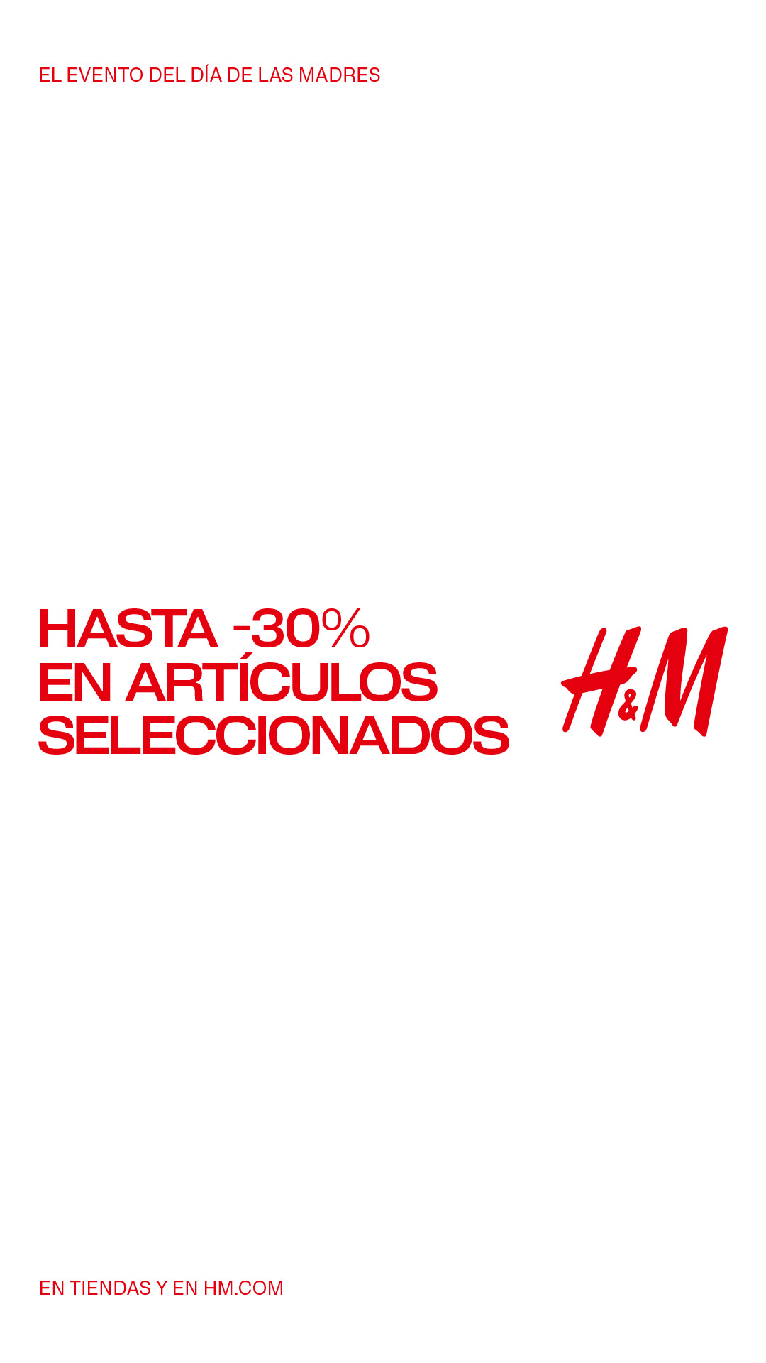 H&M Facebook ad