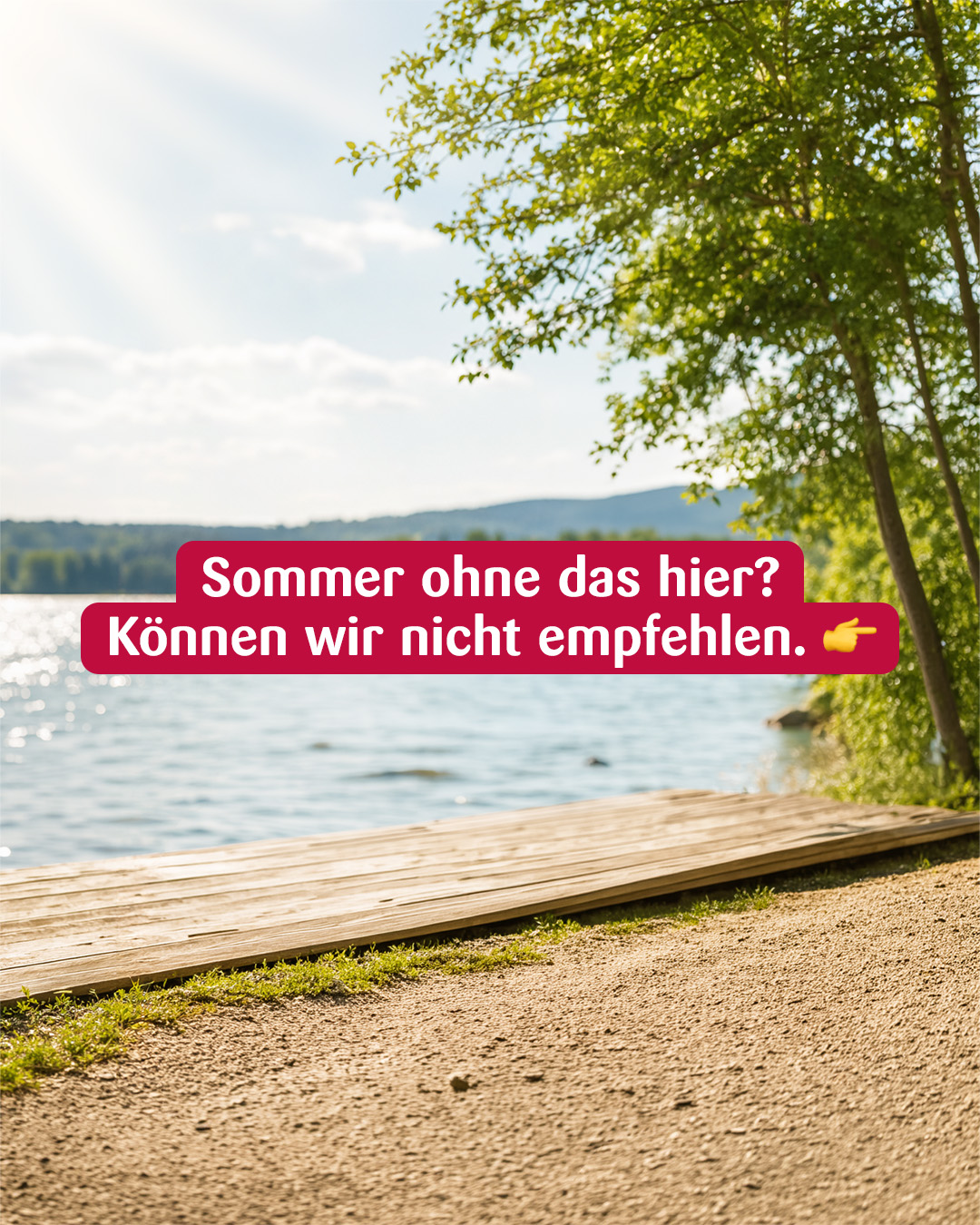 Andechser Natur Facebook ad: Fehlen dir noch die richtigen Summer Vibes?