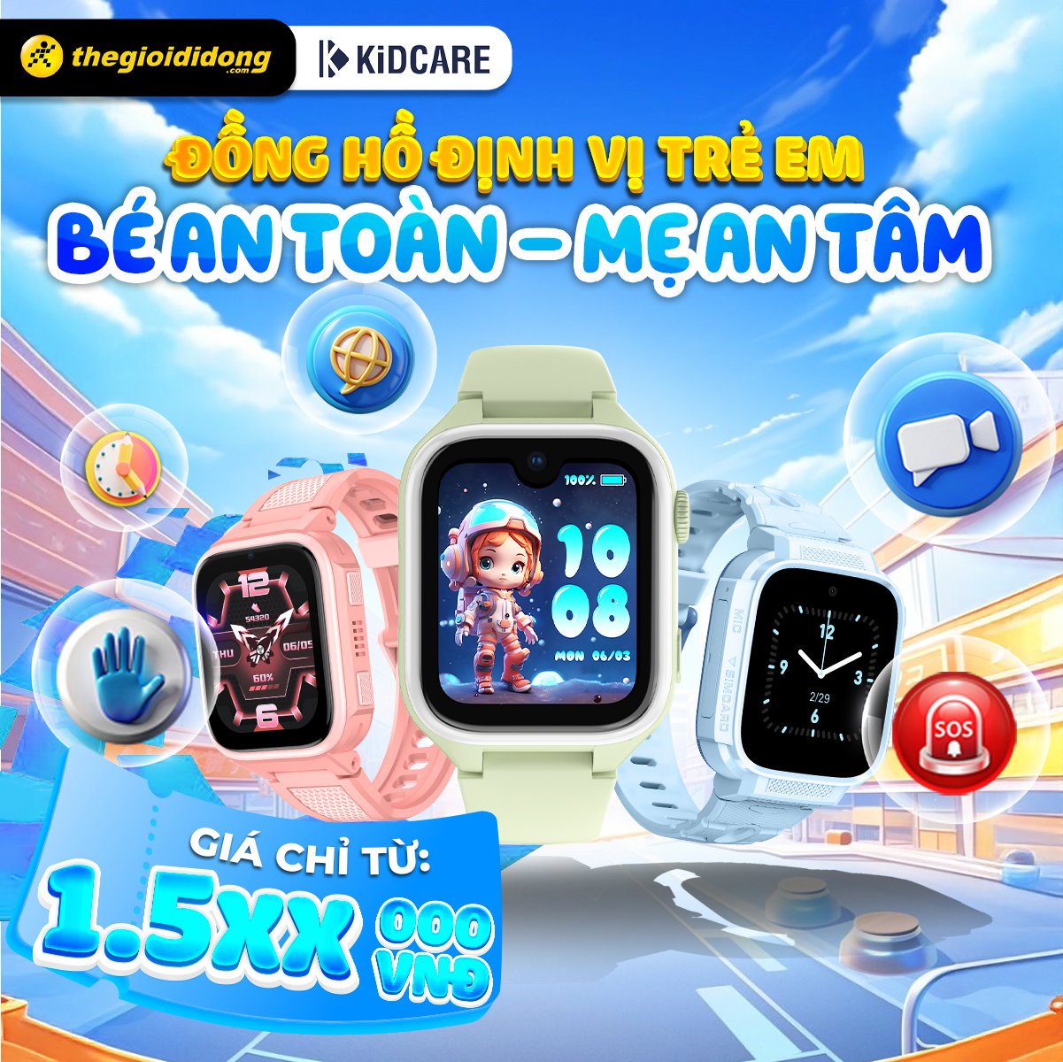 KidCare - Đồng Hồ Thông Minh Trẻ Em Facebook ad