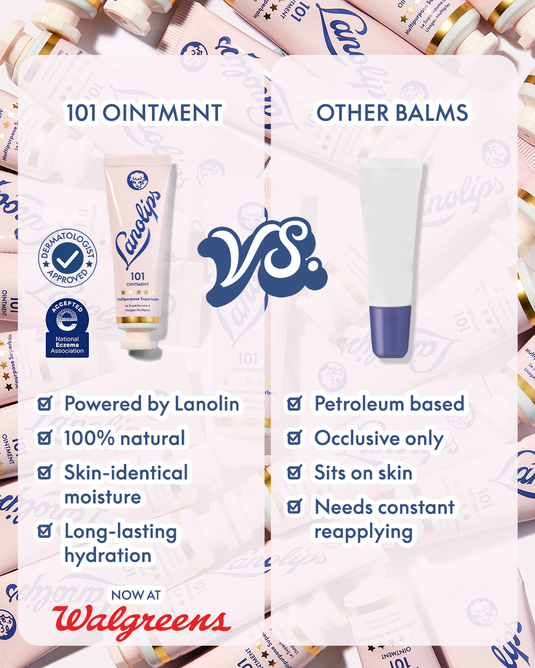 LANO lips face allover Facebook ad