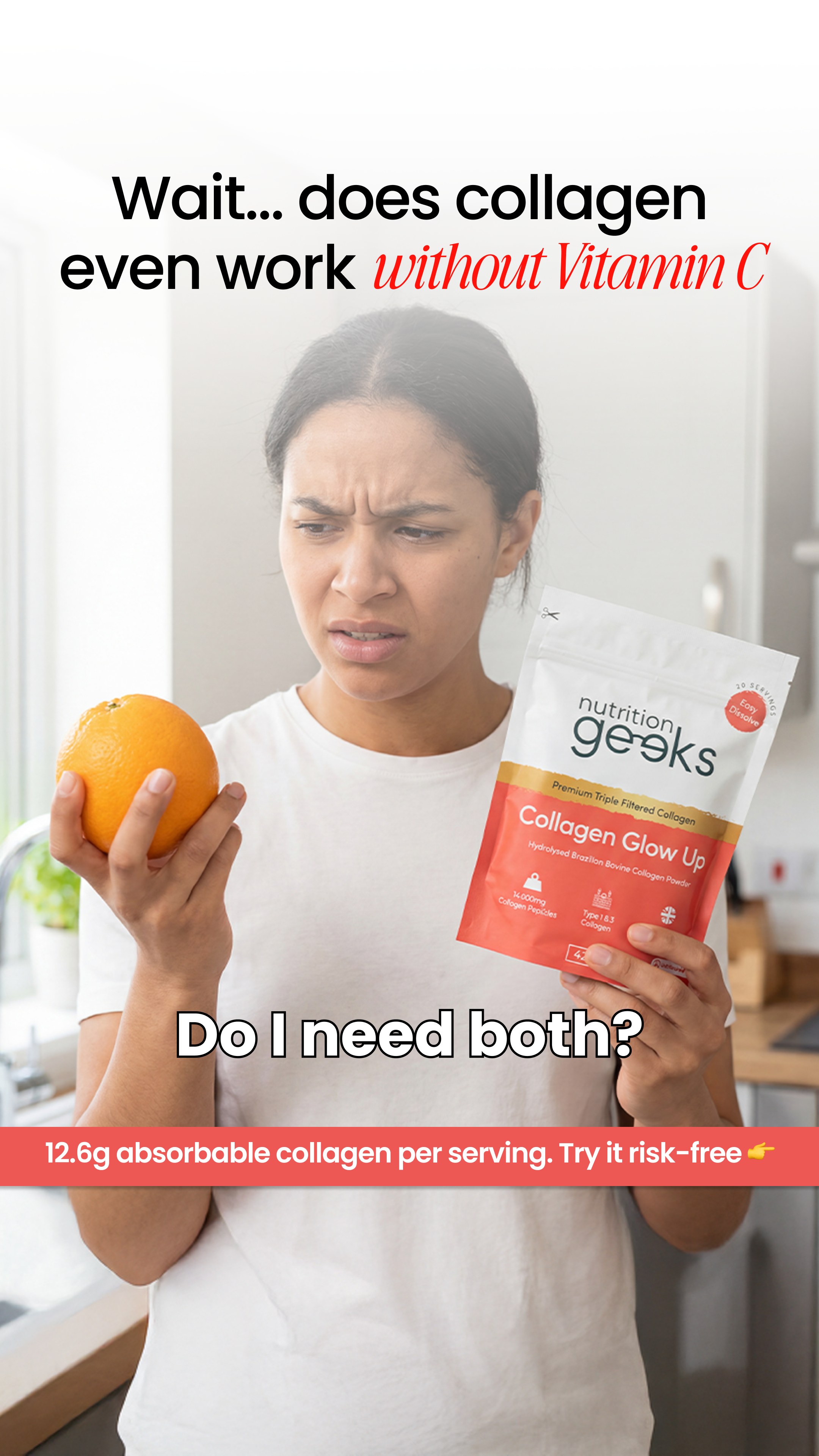 Nutrition Geeks Facebook ad