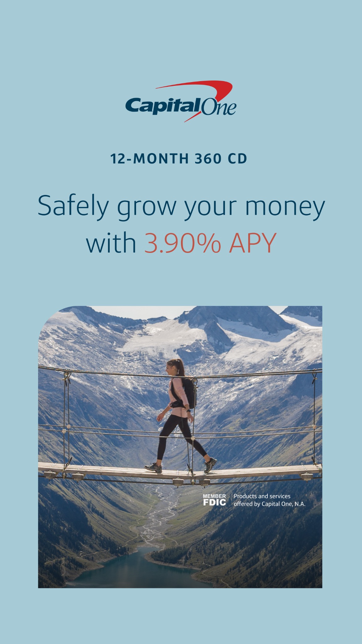 Capital One Facebook ad