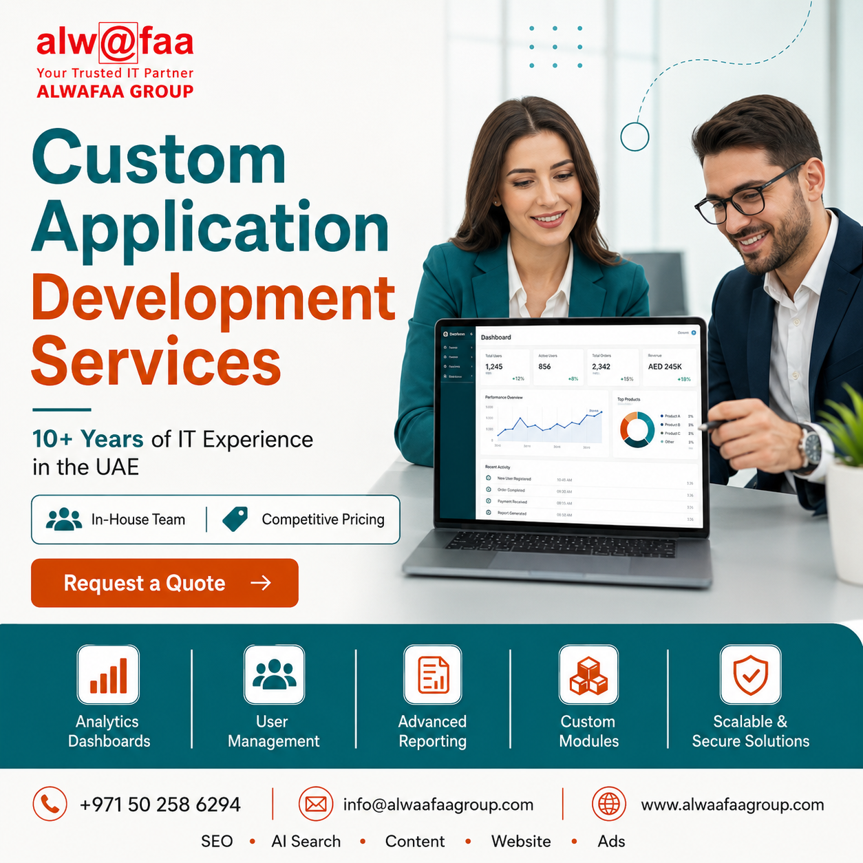 Alwafaa Group Facebook ad