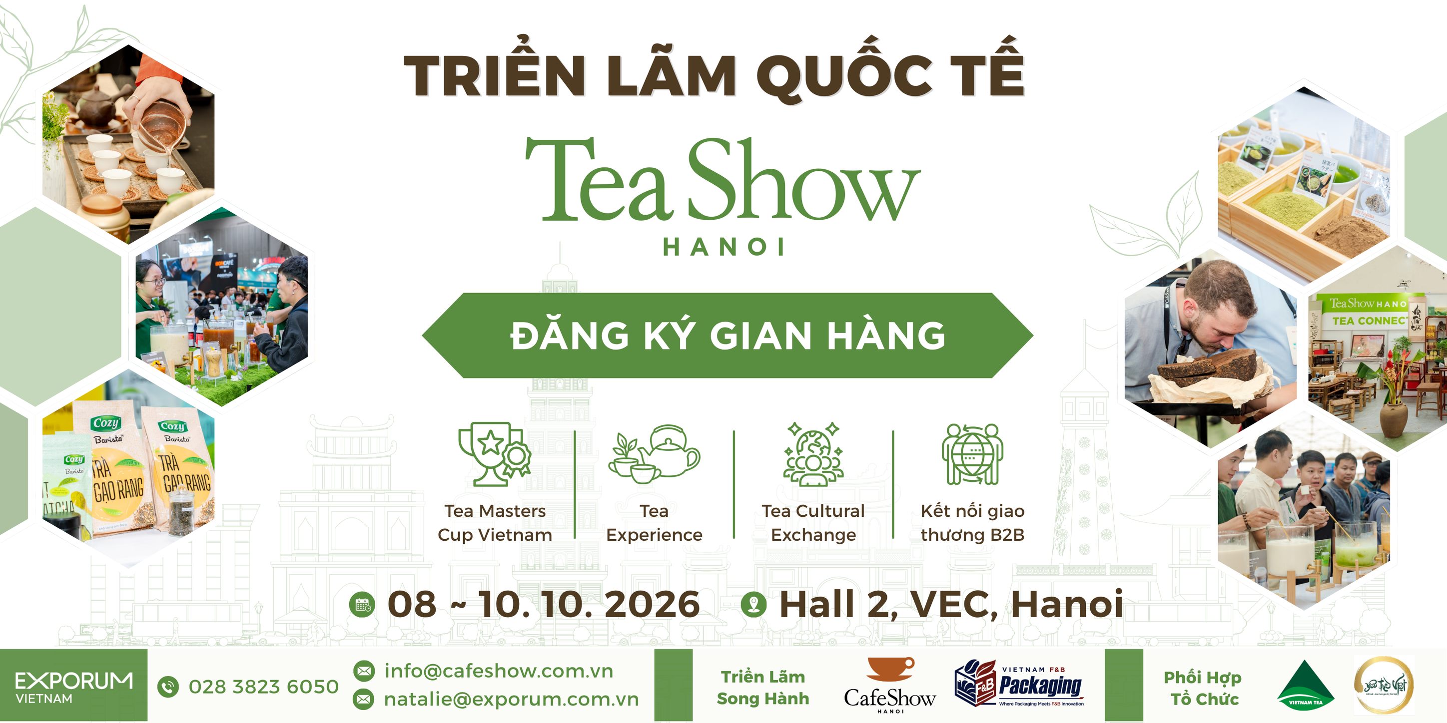 Cafe Show Viet Nam Facebook ad: ĐĂNG KÝ GIAN HÀNG: TRIỂN LÃM TRÀ QUỐC…