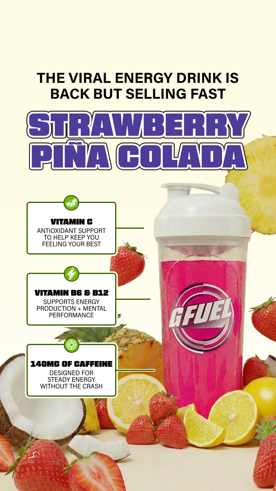 G FUEL Facebook ad