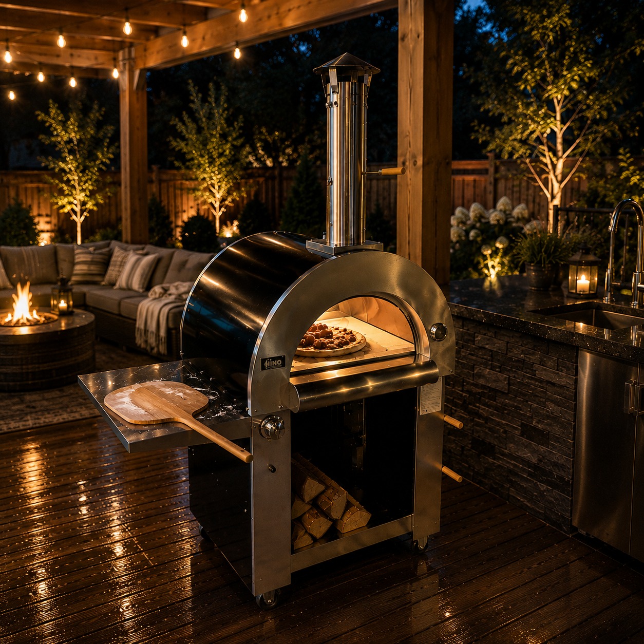 Pyro Kitchen Facebook ad: The Pyro Kitchen Pizza Oven