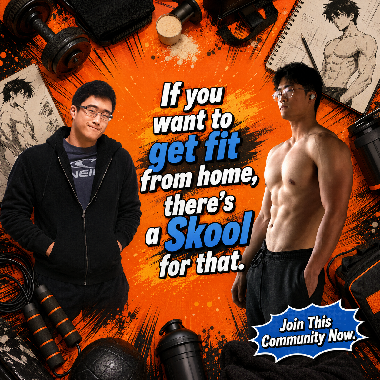 Skool Facebook ad