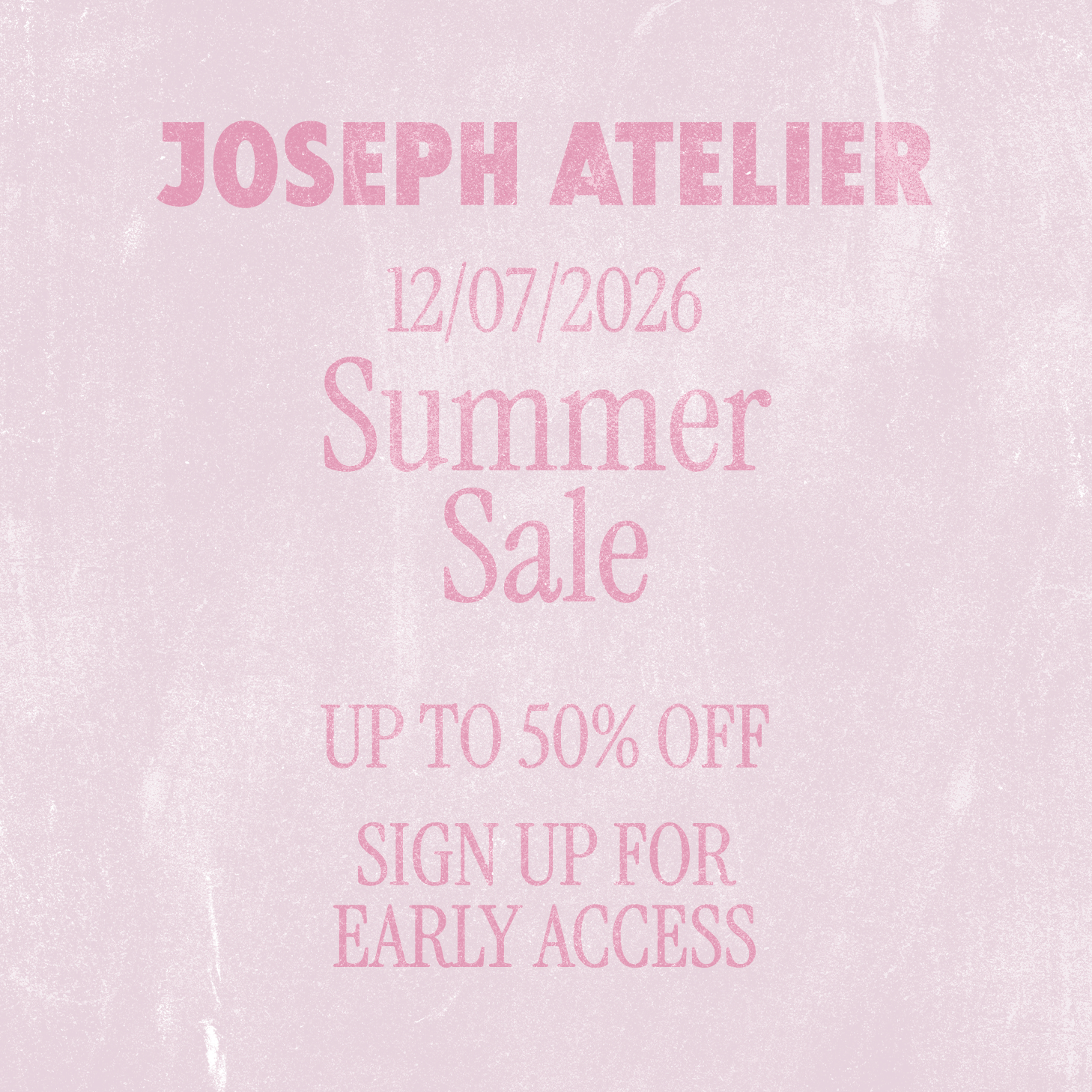 Joseph Atelier Facebook ad