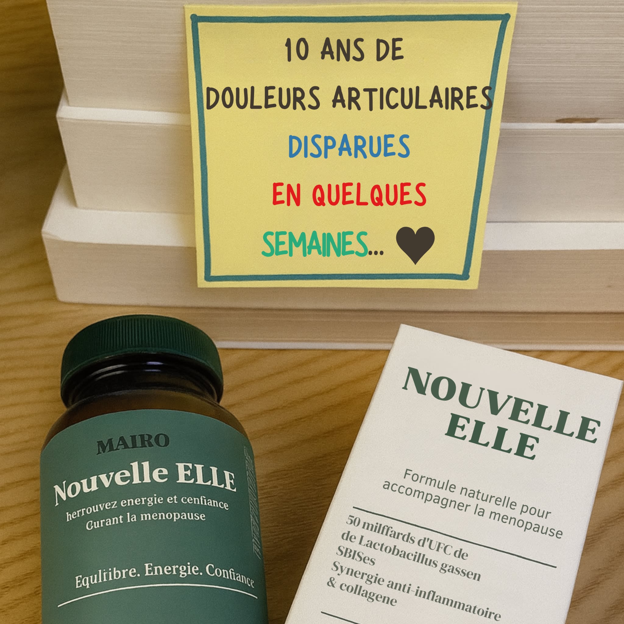 Mairo Paris Facebook ad: Le probiotique special qui soulage les douleurs articulaires