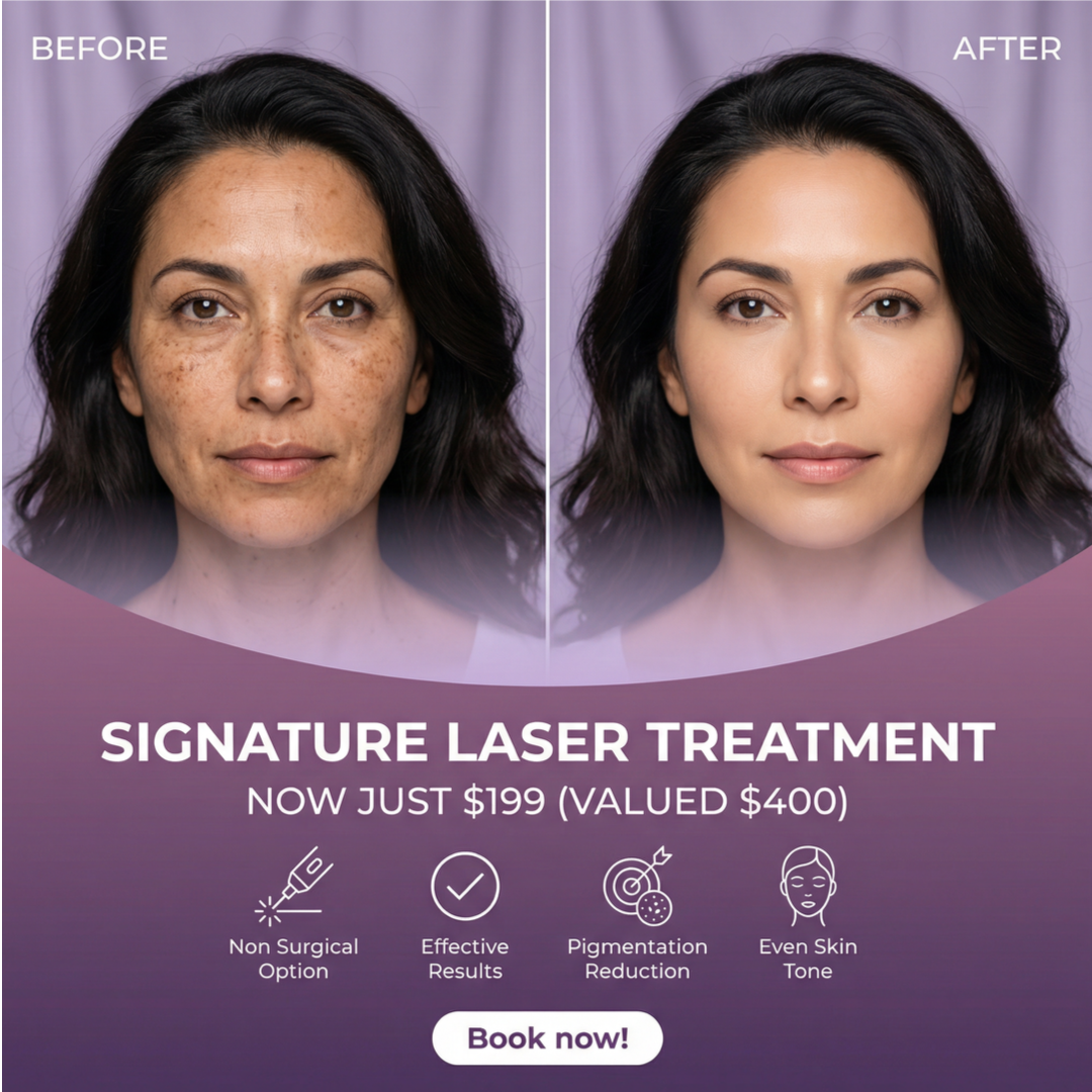 Renew MedSpa Facebook ad: 50% OFF This Month!