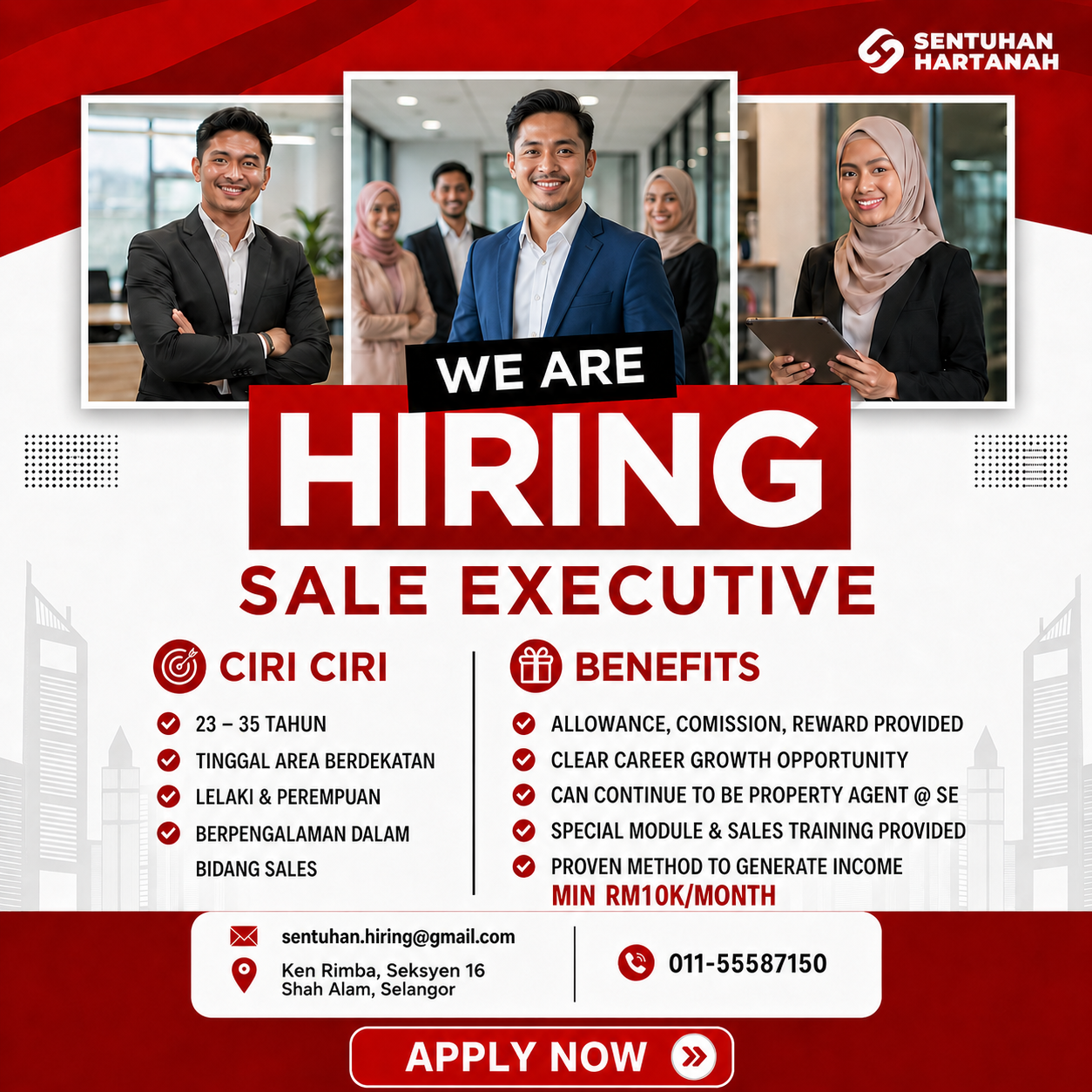 Sentuhan Hartanah Facebook ad from May 11, 2026