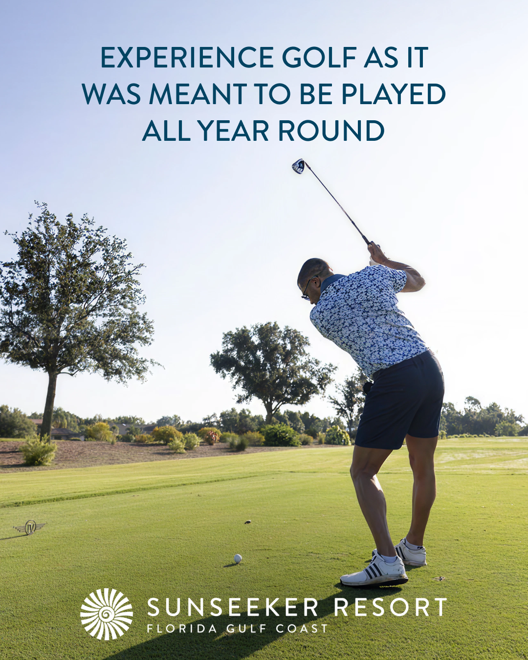 Sunseeker Resort Facebook ad: Elevate Your Game at Aileron Golf Club