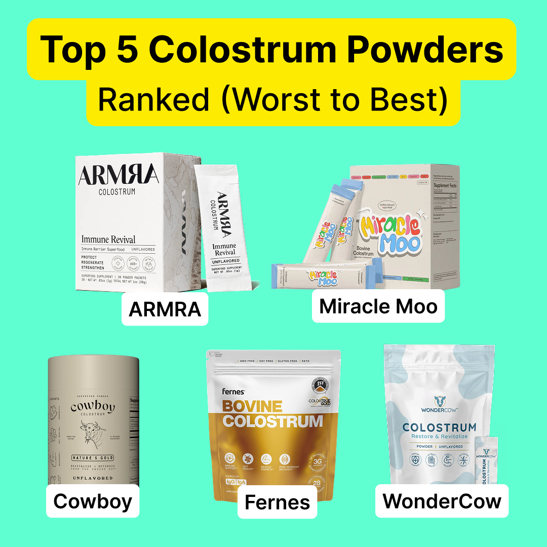 Colostrum Guide Facebook ad: Best Colostrum Powders of 2025