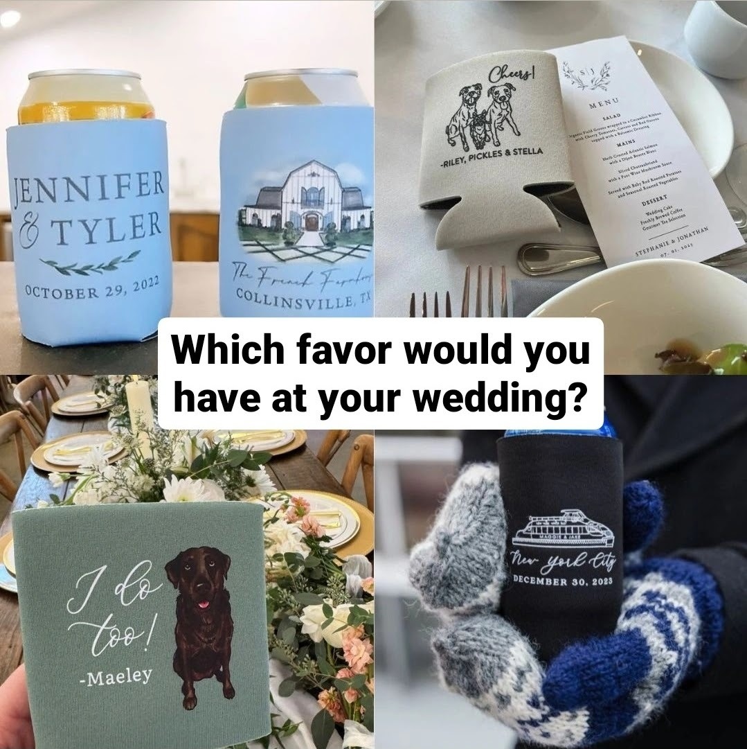 Sycamore Studios Facebook ad: Elevate Your Wedding with Custom Favors