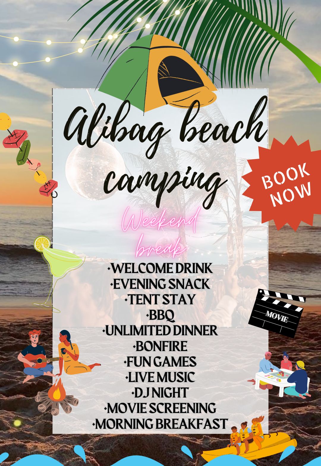 We Samyati - Travel and Chill Facebook ad: Alibag Beach Camping