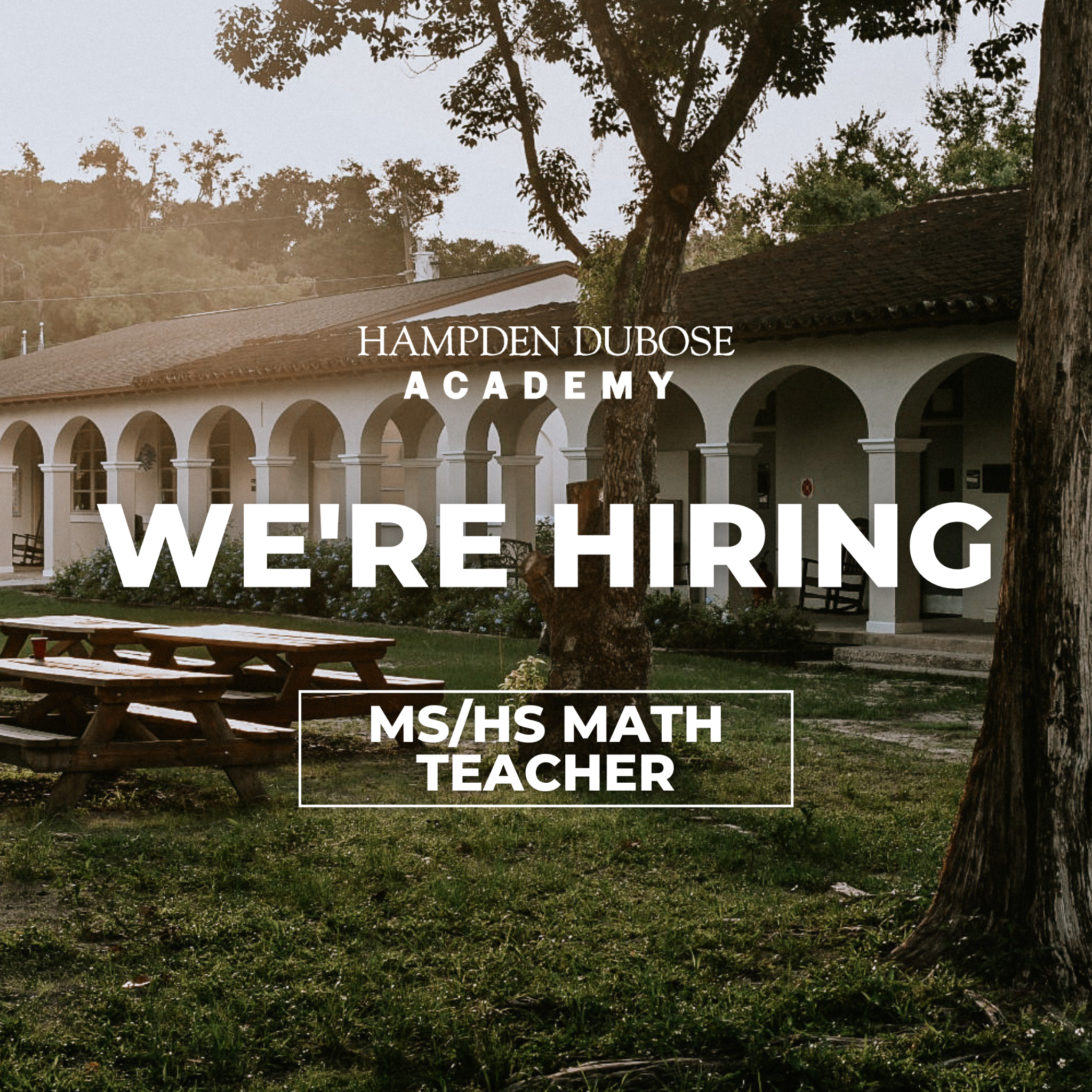Hampden DuBose Academy Facebook ad