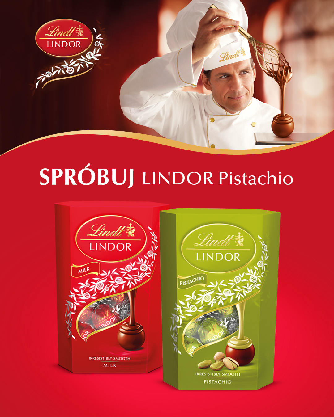 Lindt Facebook ad