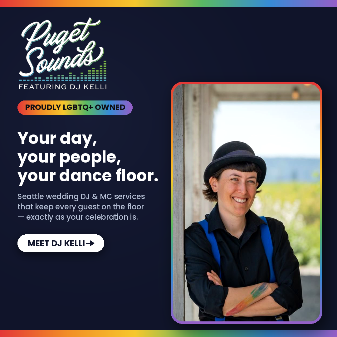 Puget Sounds Event DJ Services Facebook ad: Seattle's Premier Wedding DJ