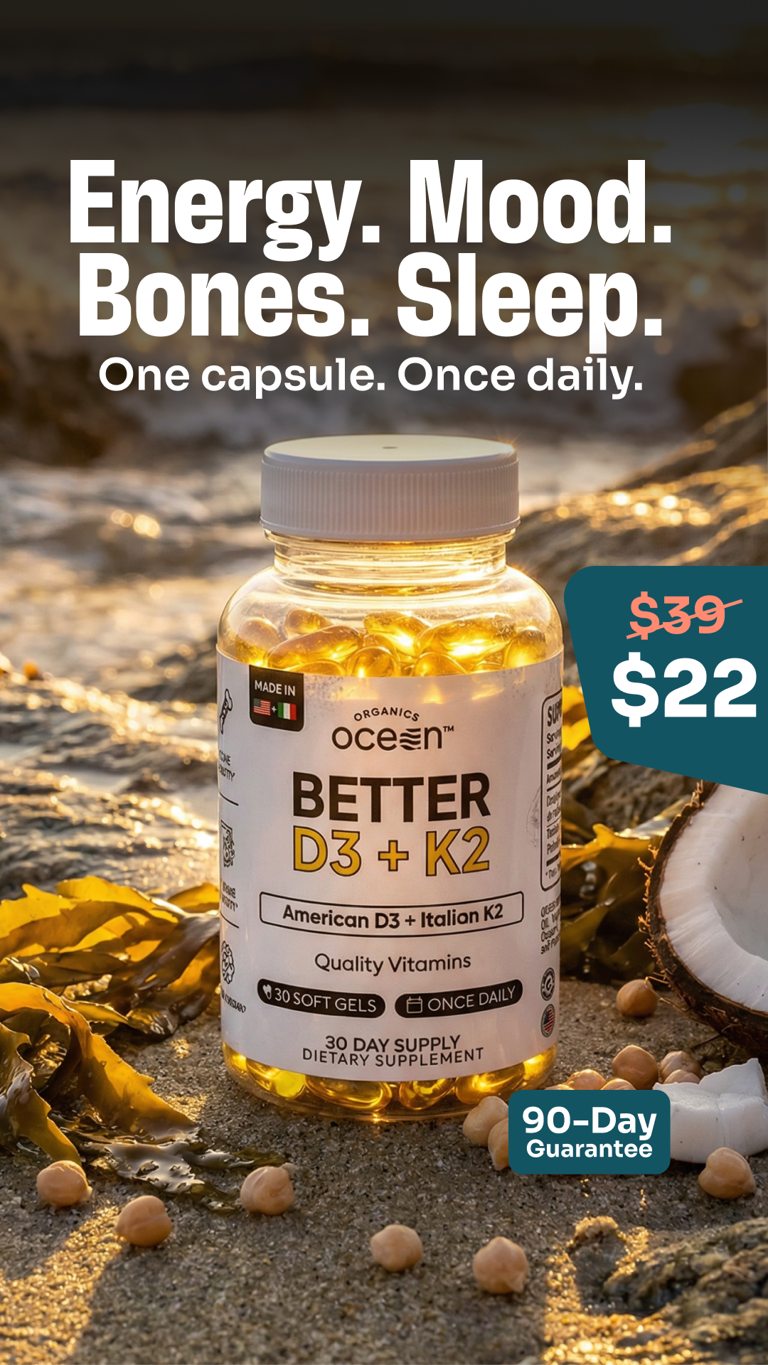 Organics Ocean Facebook ad