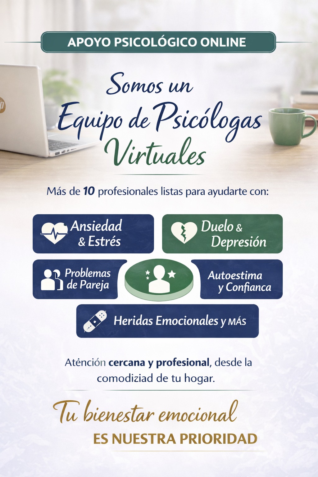Psicóloga Micaela Ciriaci Facebook ad