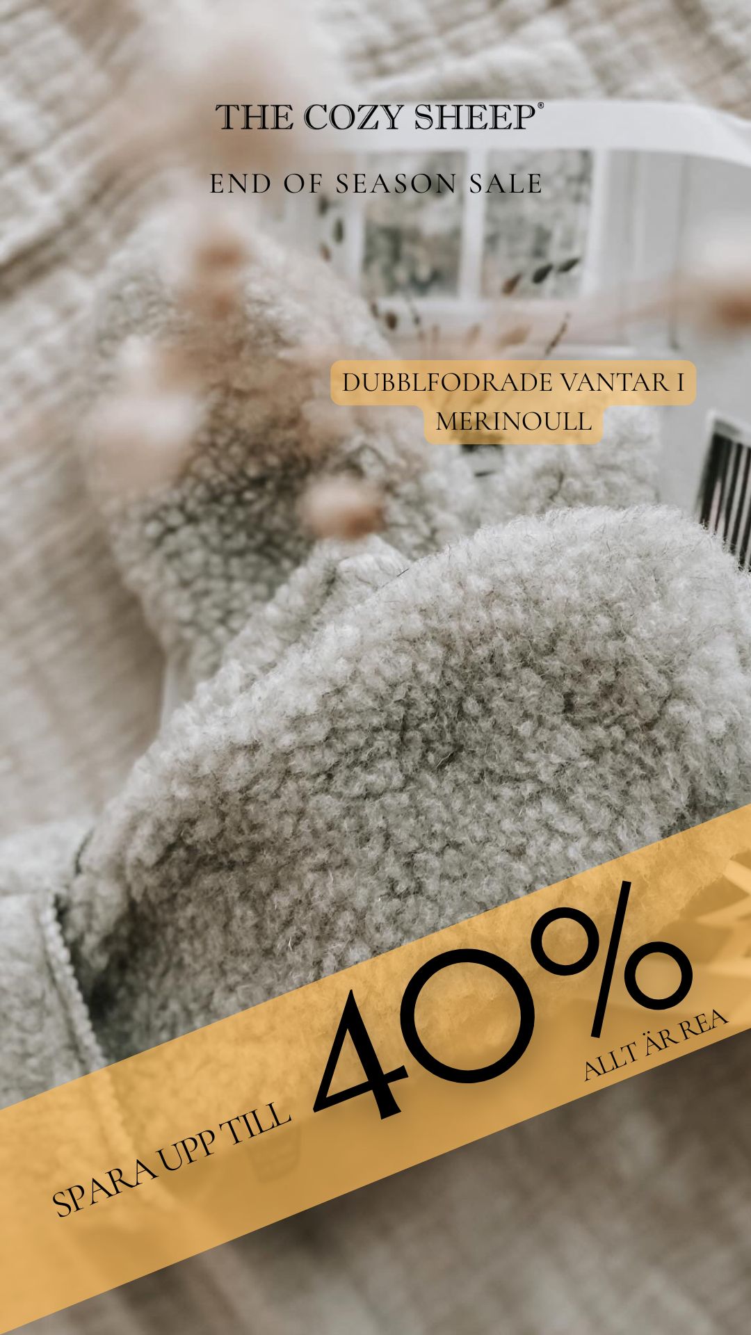 The Cozy Sheep Facebook ad