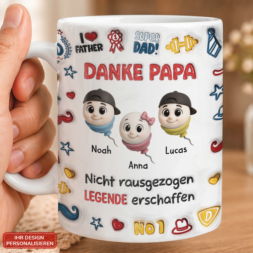 Dietollemode Facebook ad: Personalisierte Geschenke Papa