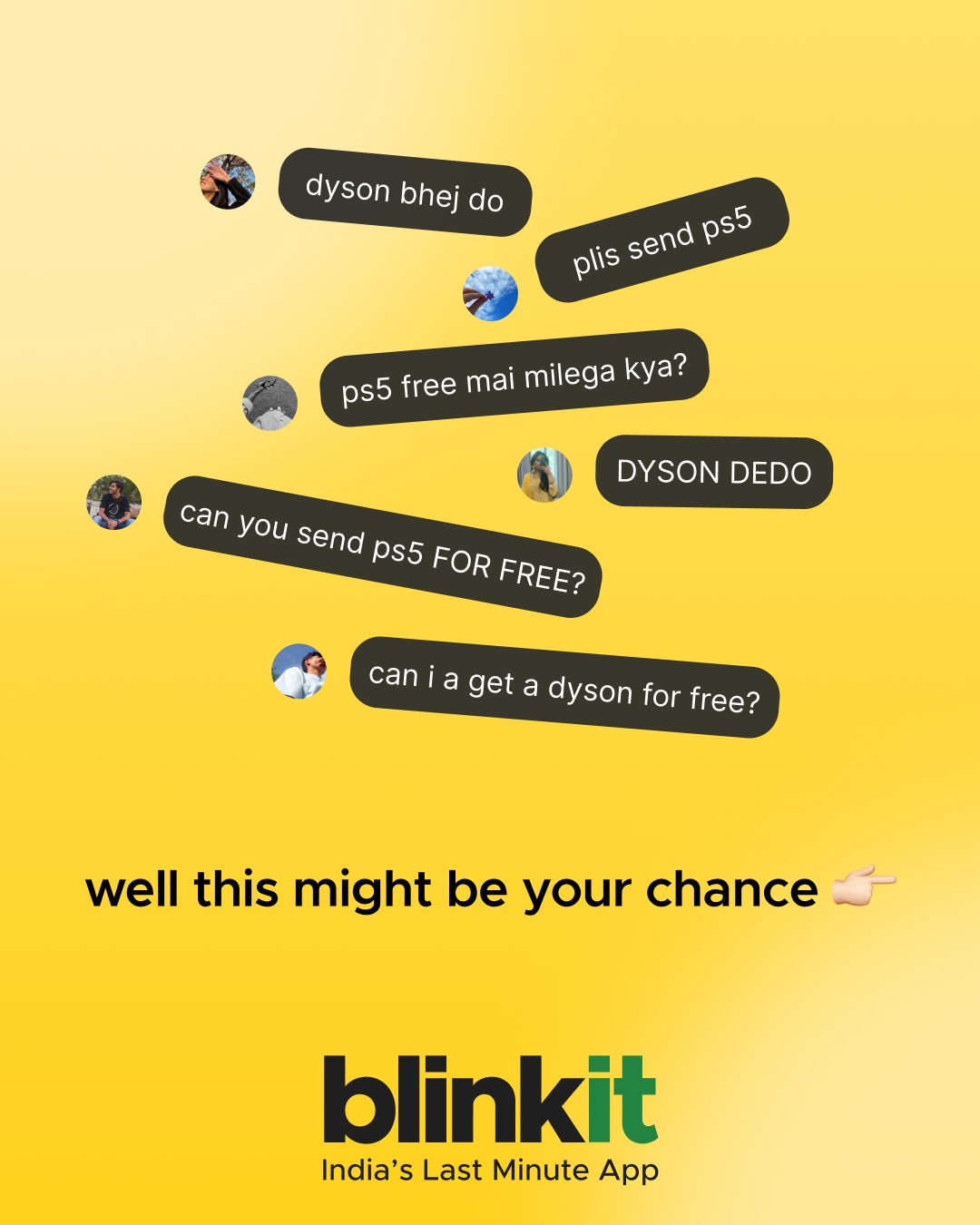 blinkit Facebook ad