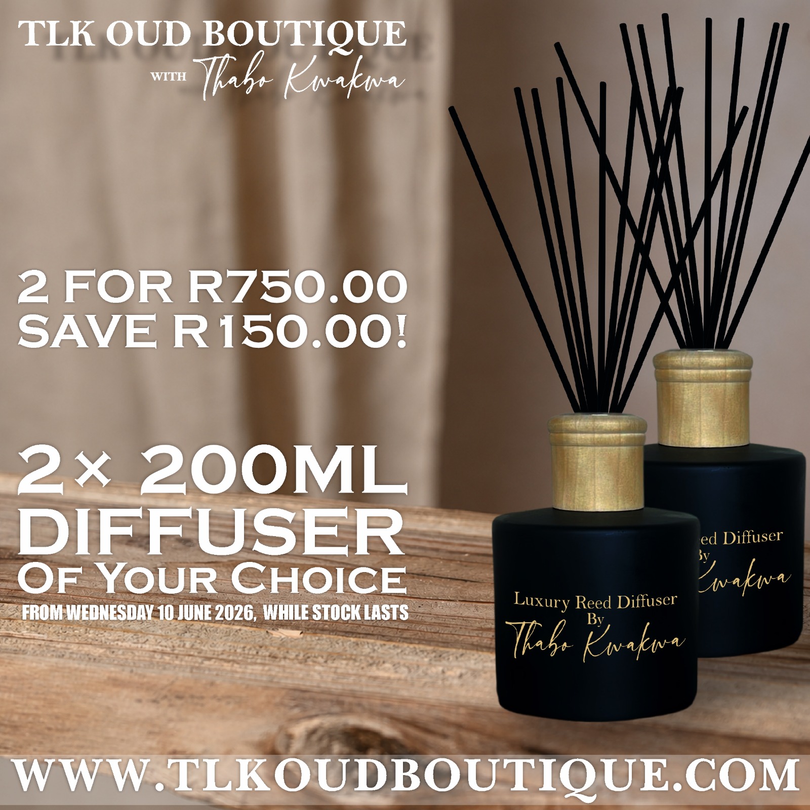 TLK OUD Boutique Facebook ad