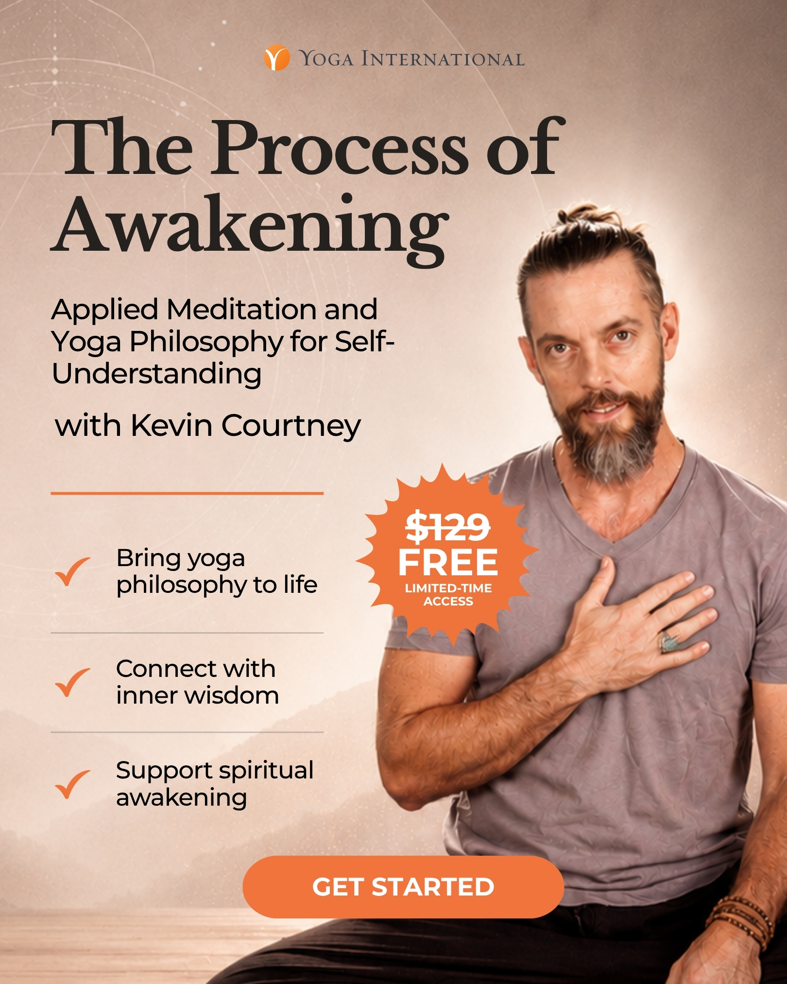 Yoga International Facebook ad