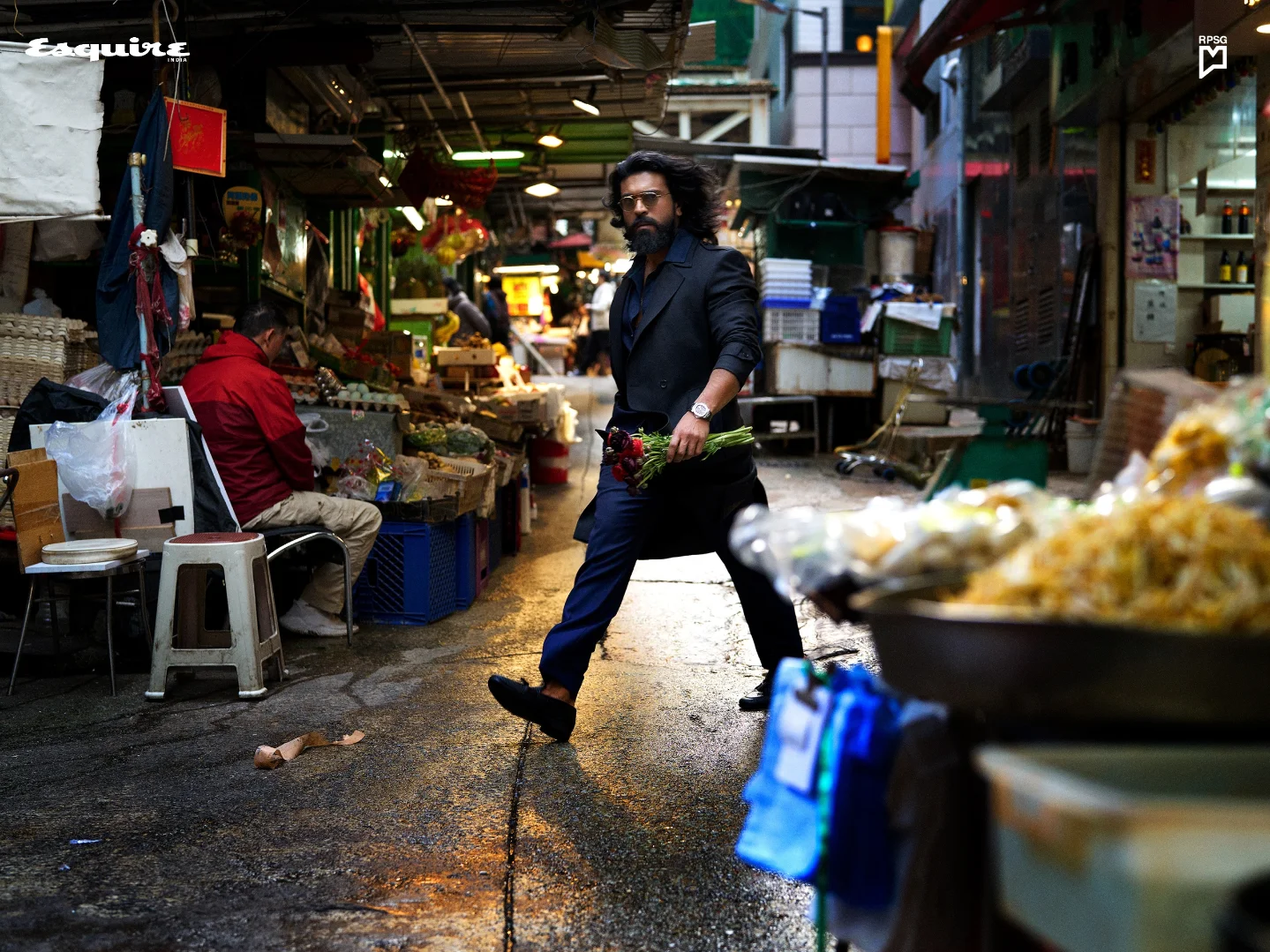 Esquire Magazine India Facebook ad: During the cover shoot in Hong Kong, Ram…