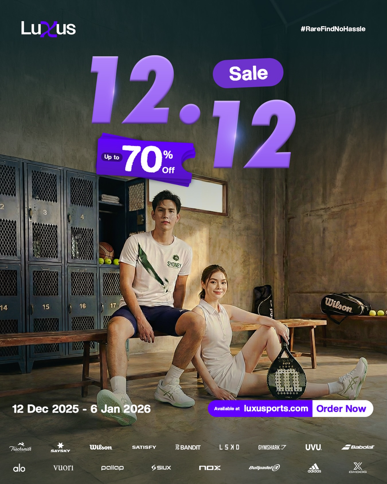 Luxus.Sportswear Facebook ad: 12.12 Sale-Bration