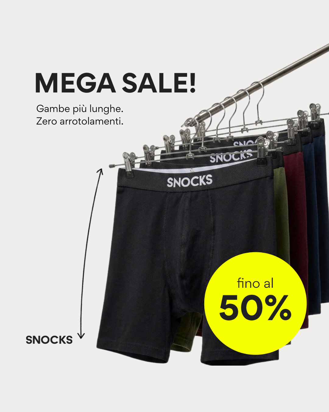 Snocks Facebook ad