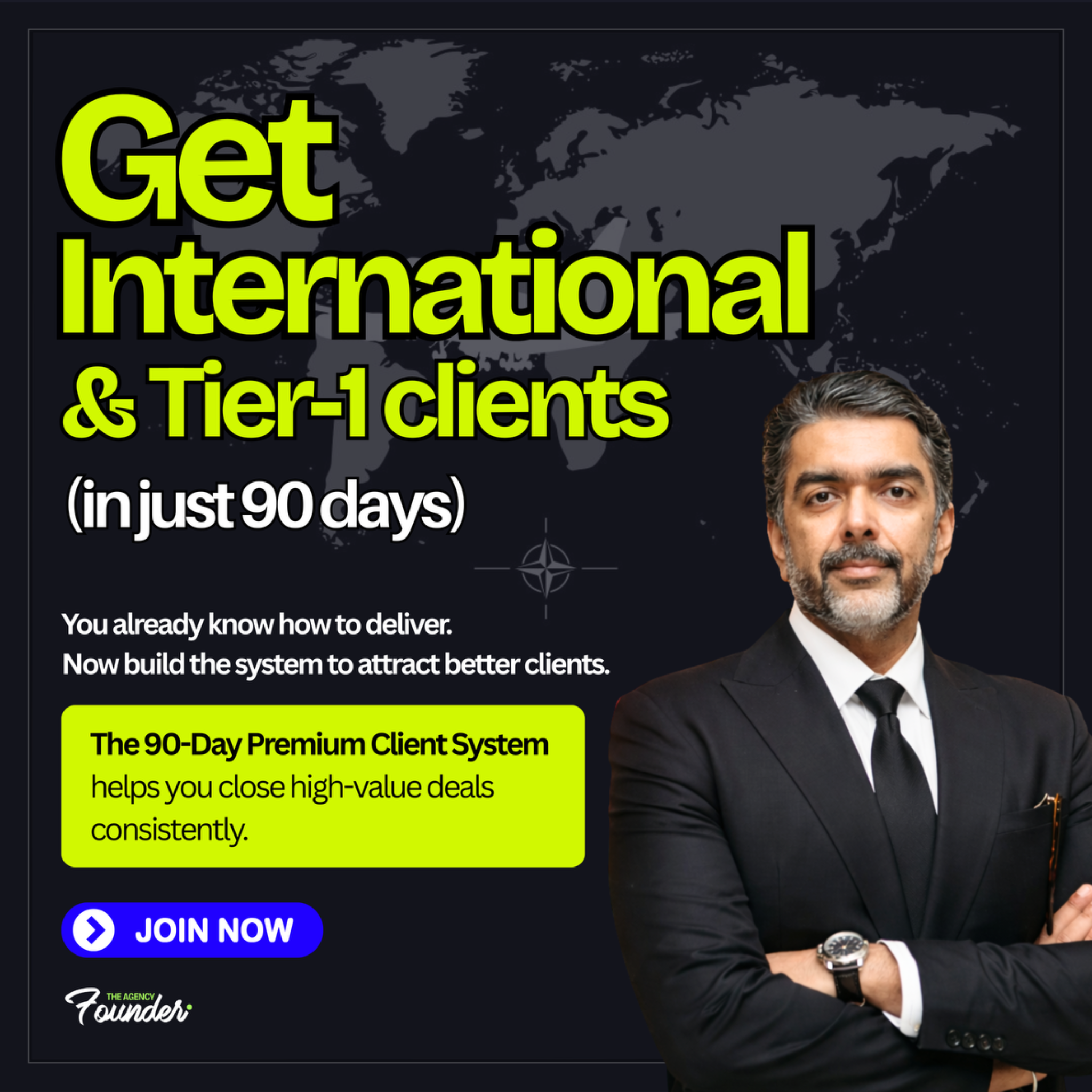 Theagencyfounder Facebook ad: Fix Your Agency in 90 Days