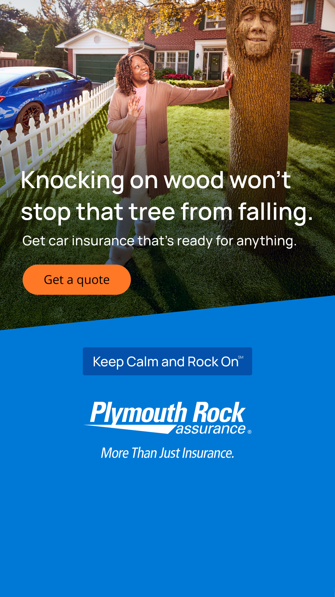 Plymouth Rock Assurance Facebook ad