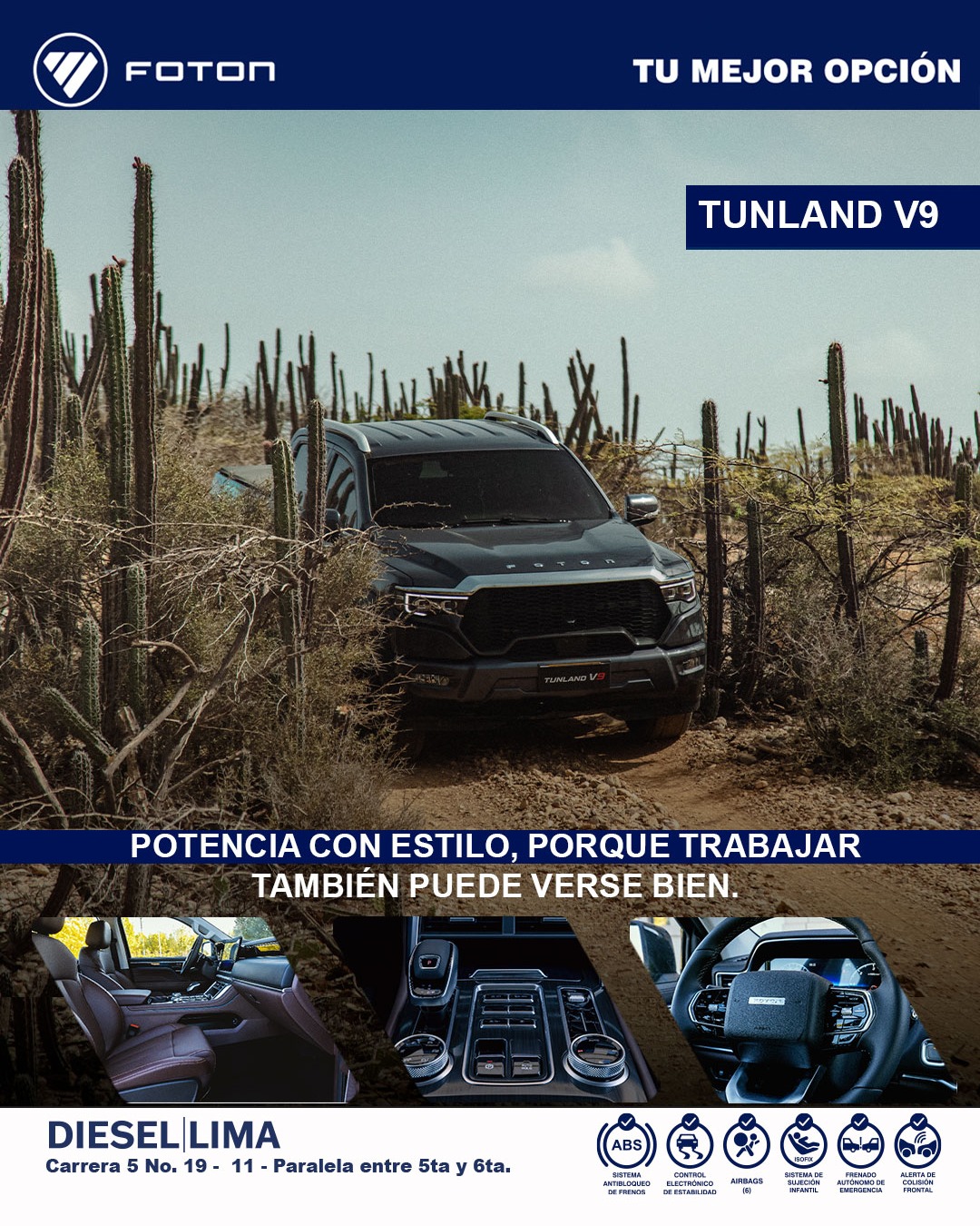 Foton.DieselLima Facebook ad: La Foton Tunland V9 no es solo una…