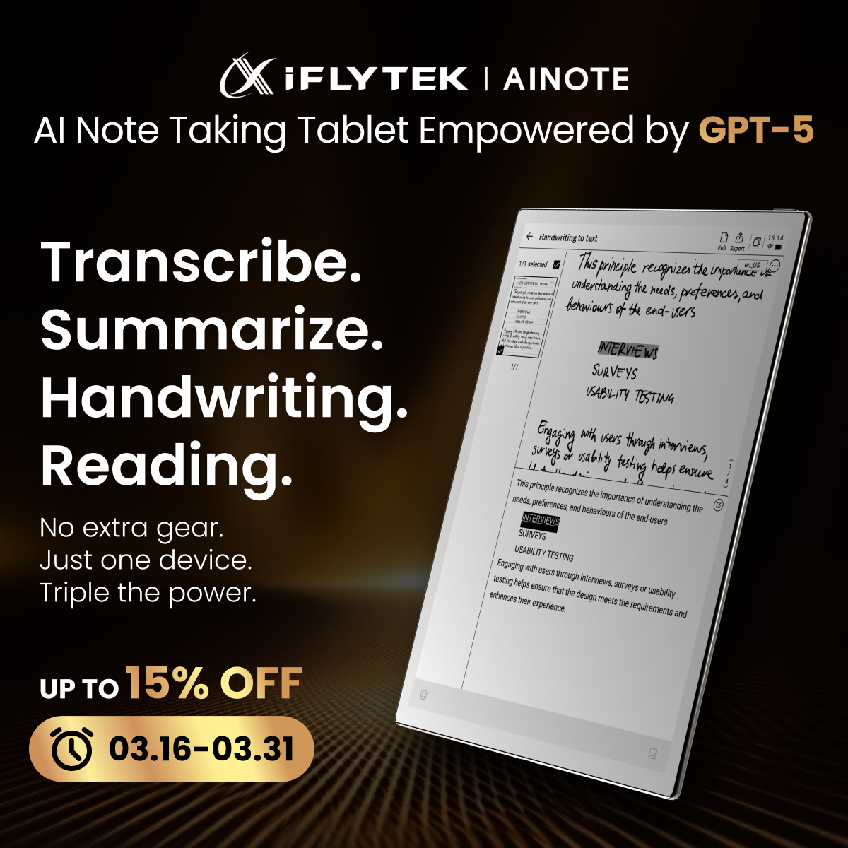 AINOTE Facebook ad