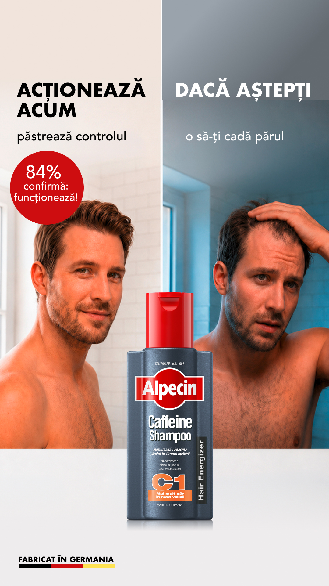 Alpecin Facebook ad
