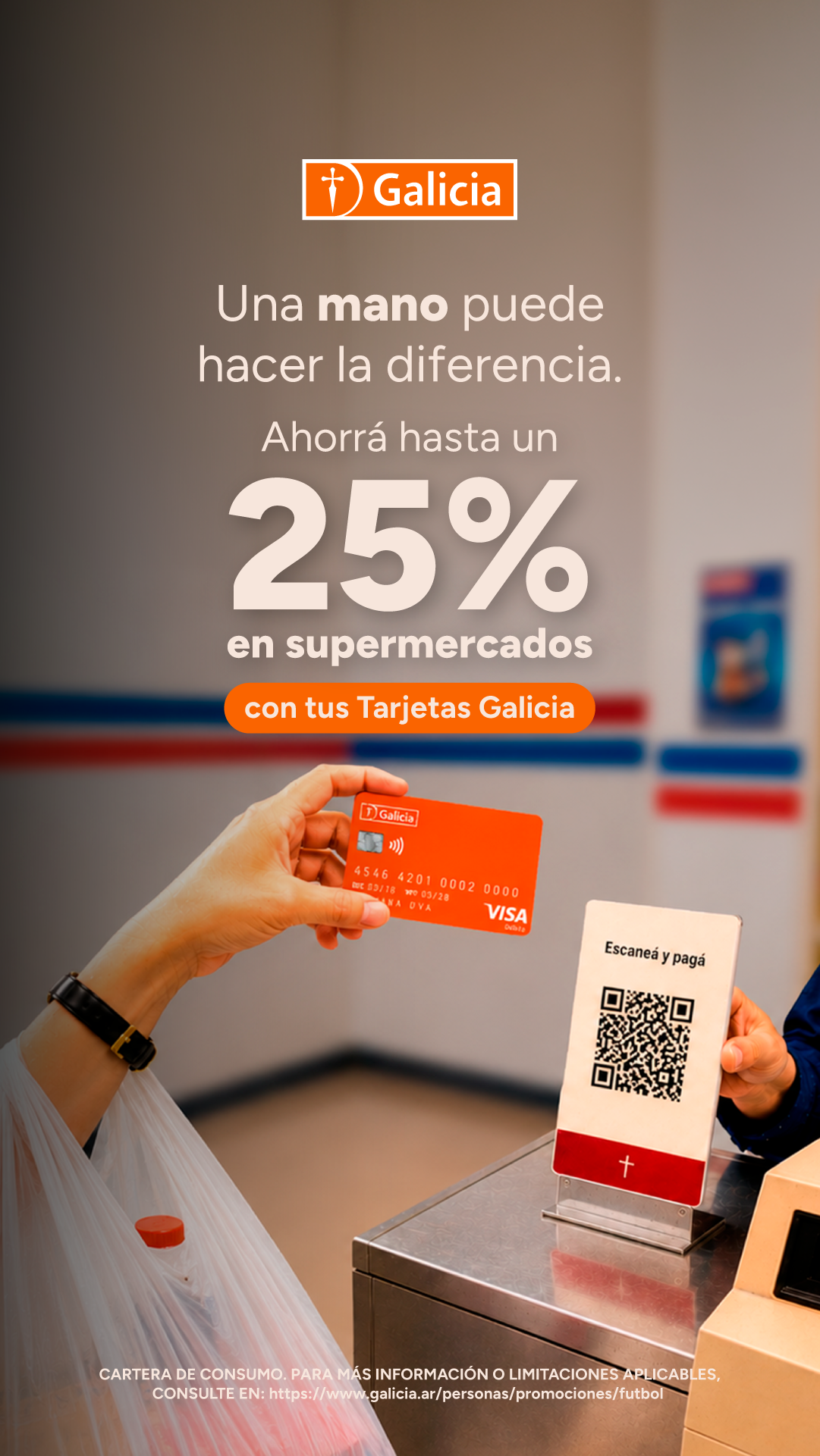 Banco Galicia Facebook ad