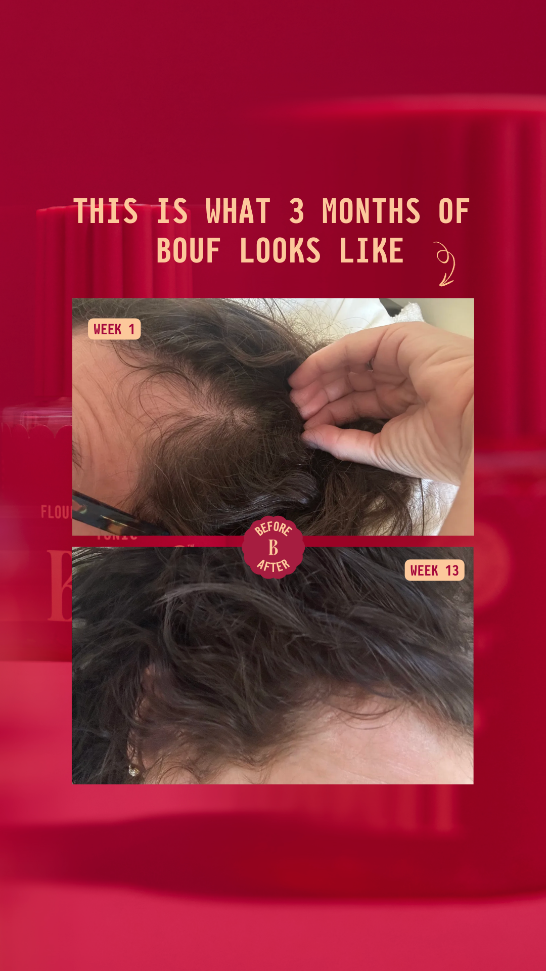 Bouf Haircare Facebook ad