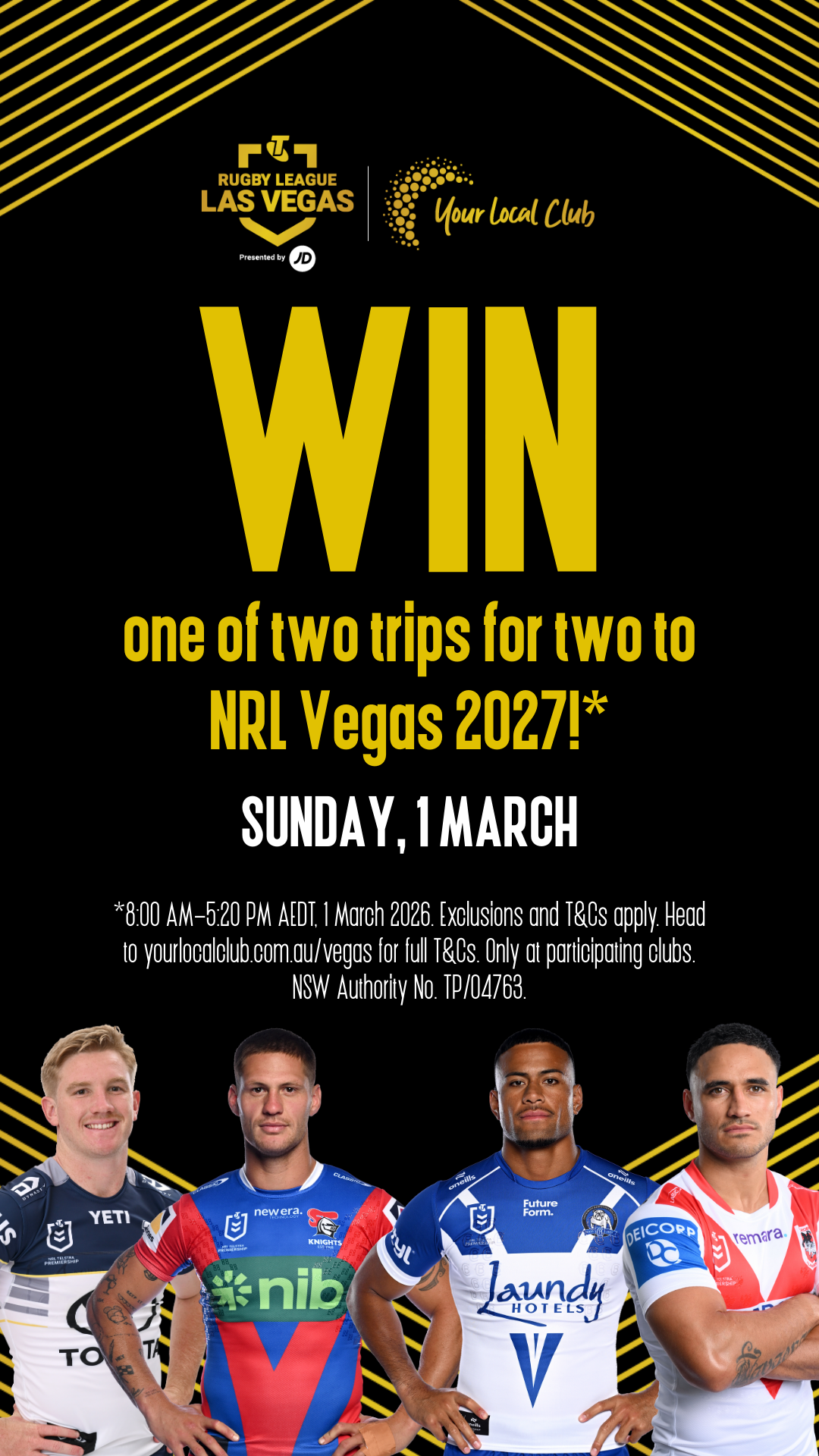 Your local club Facebook ad from Feb 9, 2026