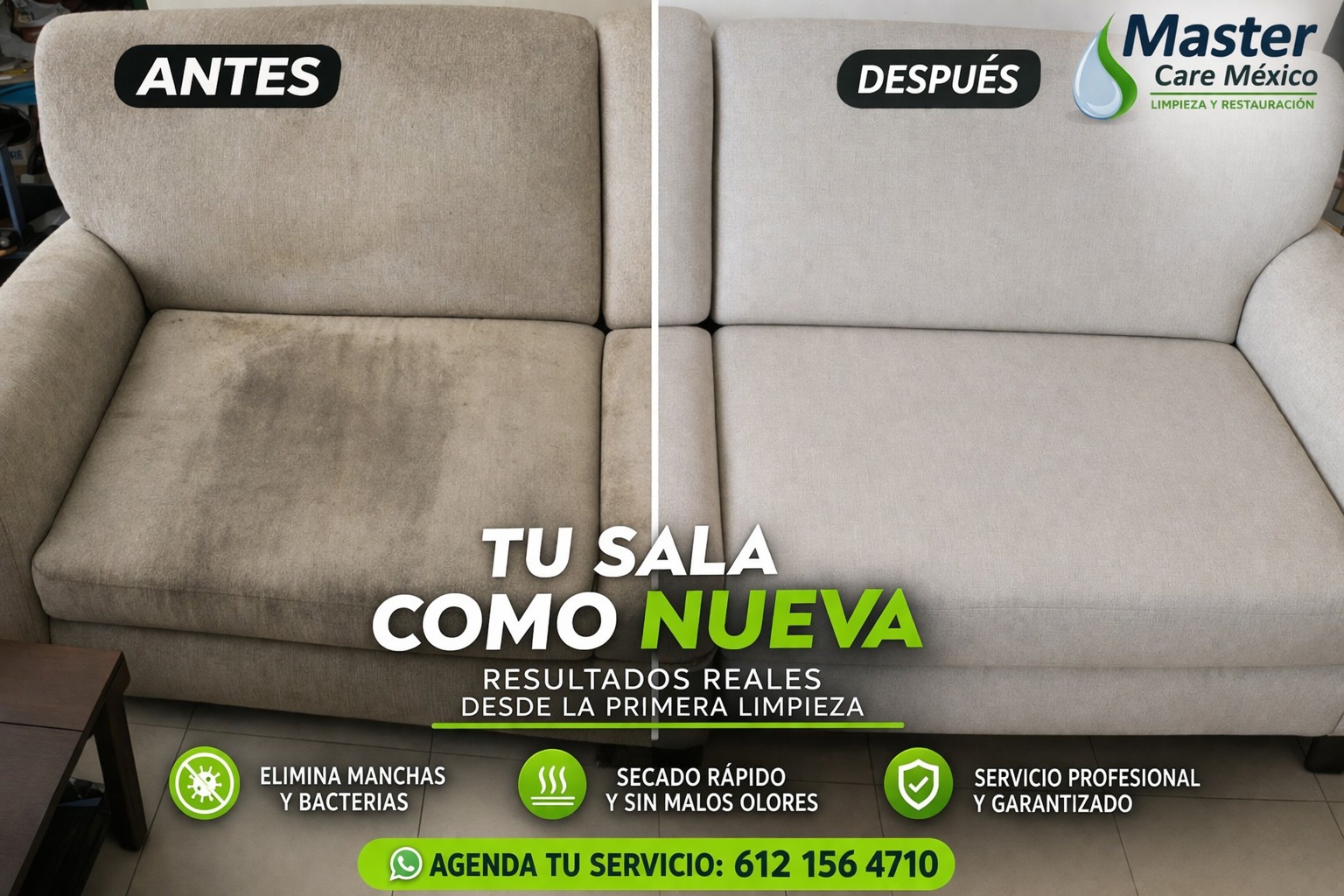 Limpieza de muebles y alfombras la paz bcs Facebook ad: Si buscas algo económico, hay muchas opciones.