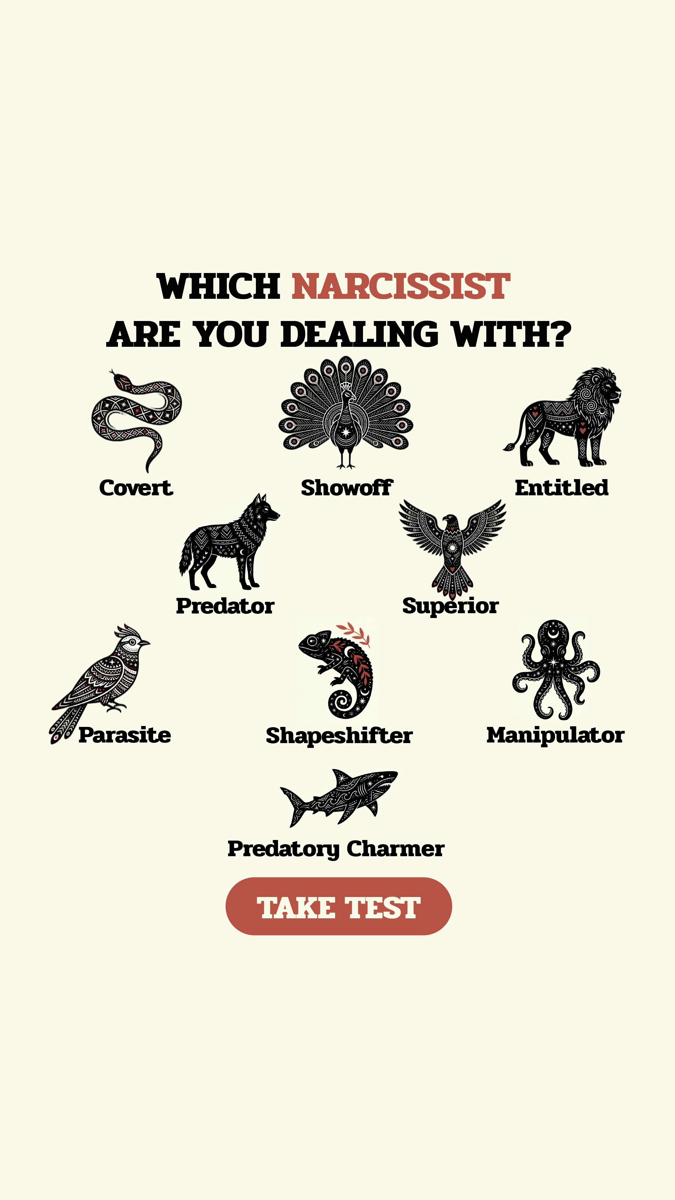 Personality Type Facebook ad