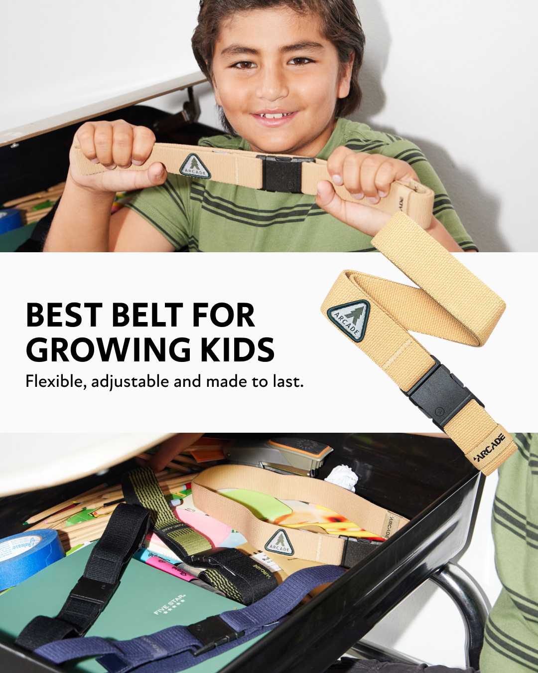 Arcade Belts Facebook ad