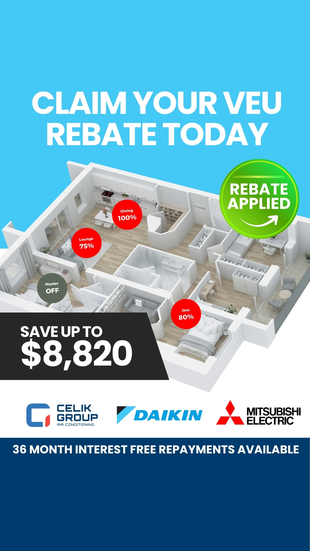 Celik Group Air Conditioning - CGAC Facebook ad