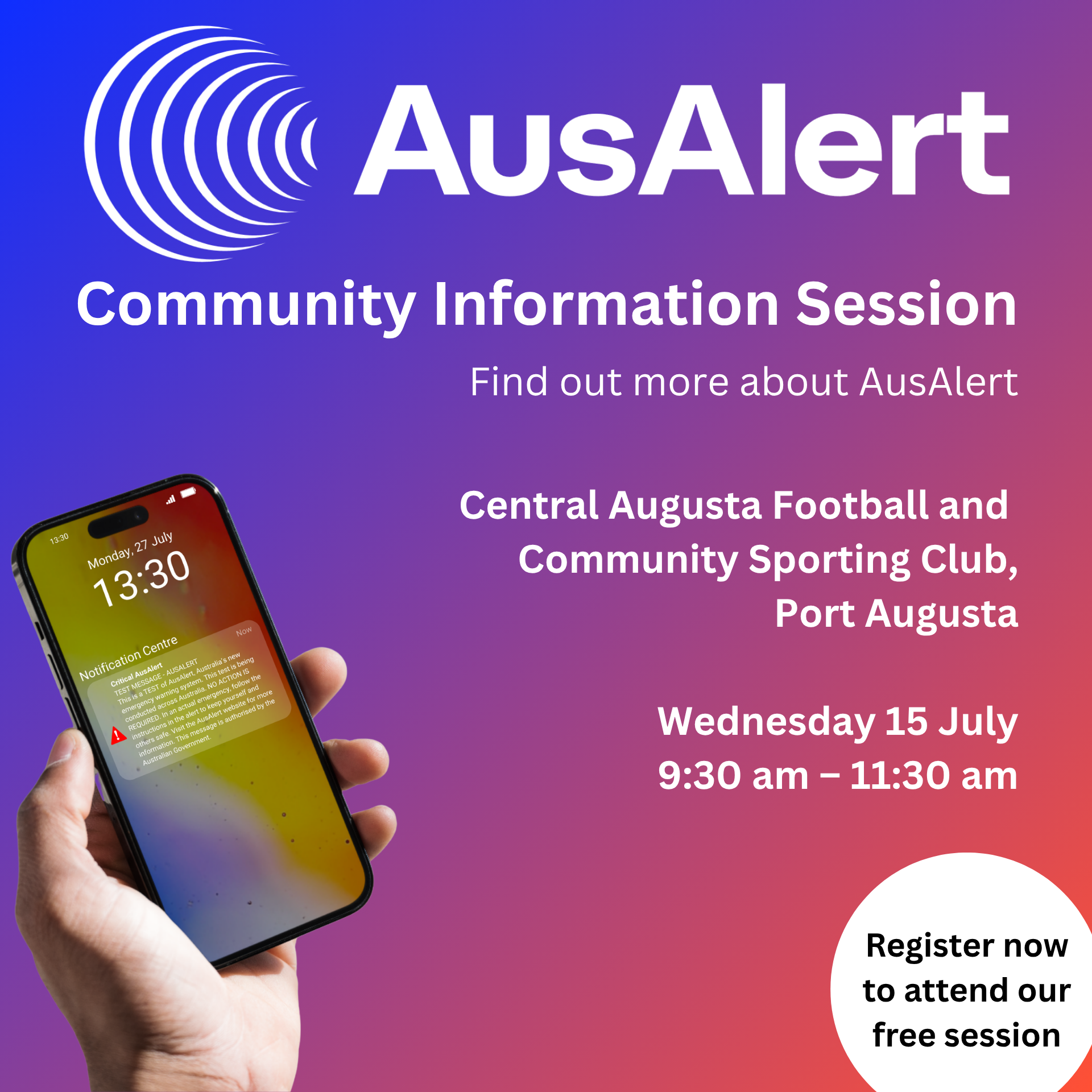 South Australian Fire and Emergency Services Commission Facebook ad