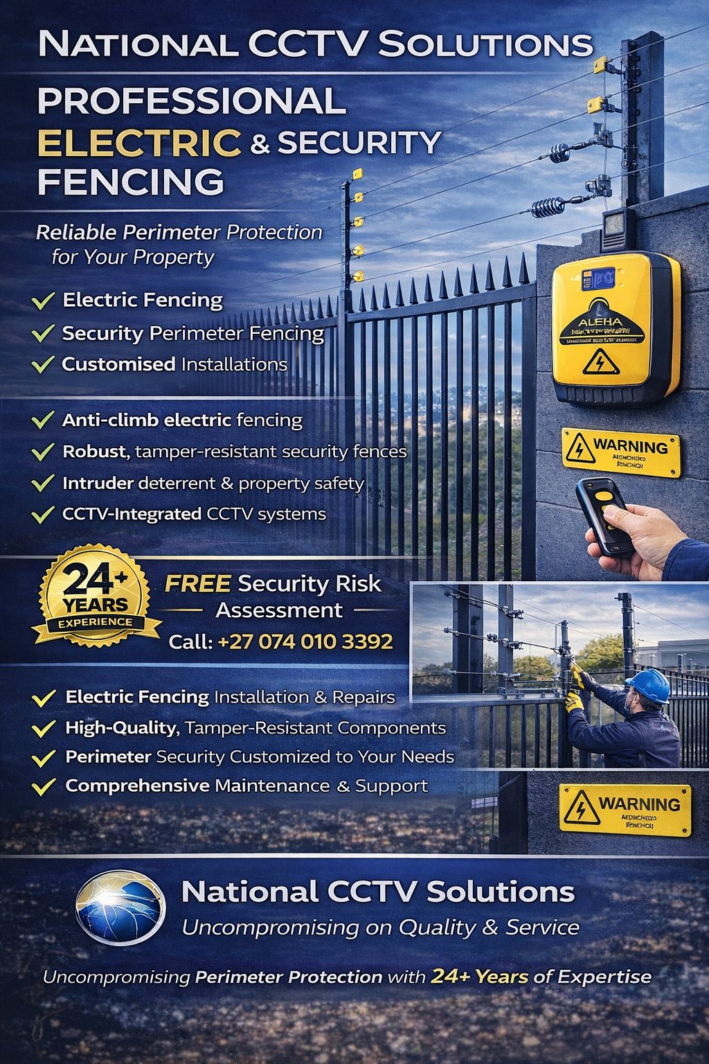 National CCTV Solutions Facebook ad from Feb 1, 2026