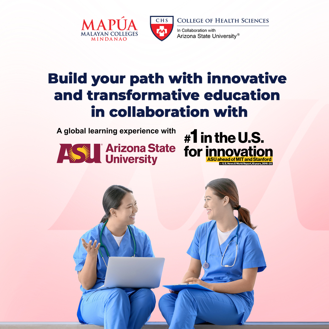 Mapúa Malayan Colleges Mindanao Facebook ad: Pursue a Science degree designed for global careers…