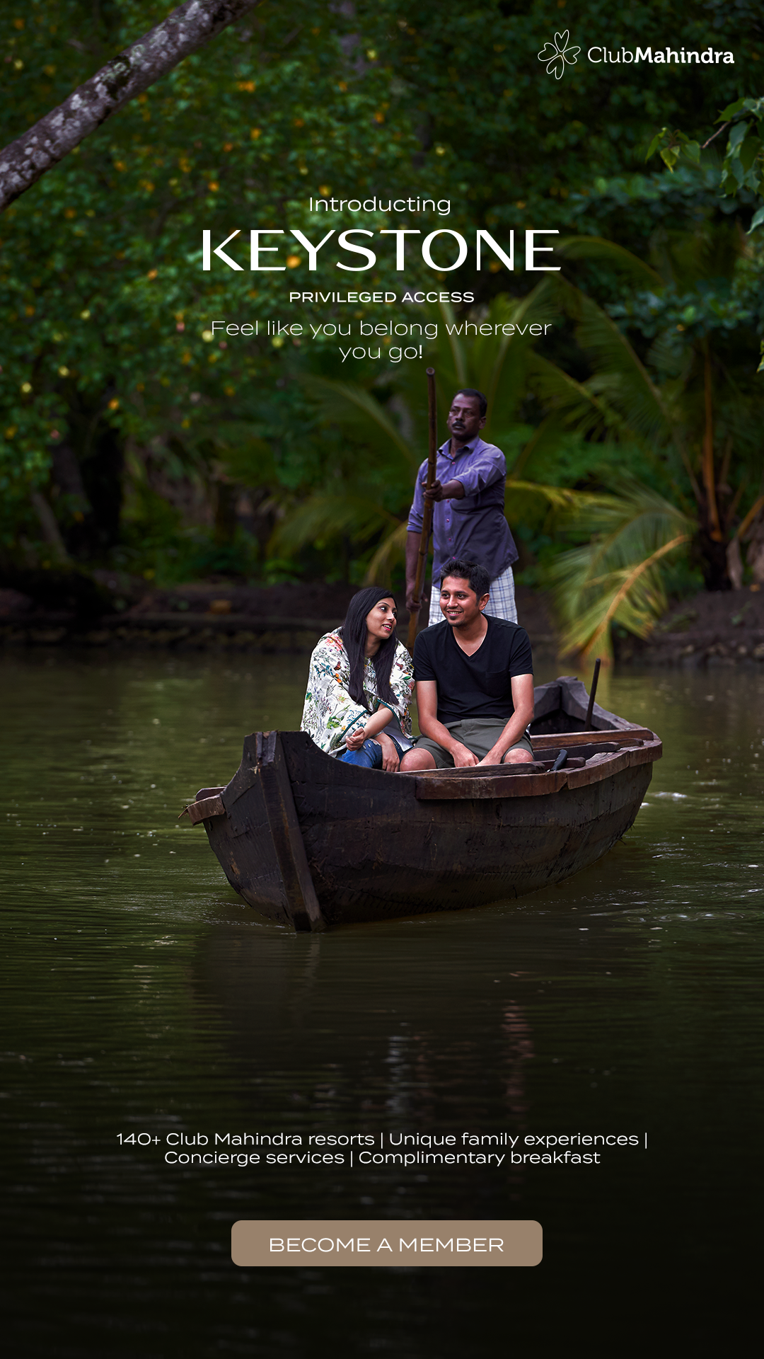 Club Mahindra Facebook ad