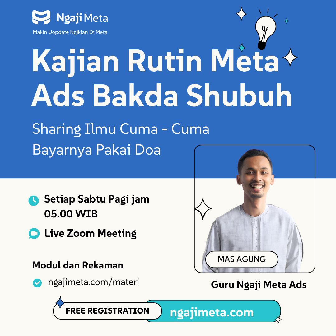 Agung Lilik Prasetyo Facebook ad: Mau belajar ngiklan di Meta