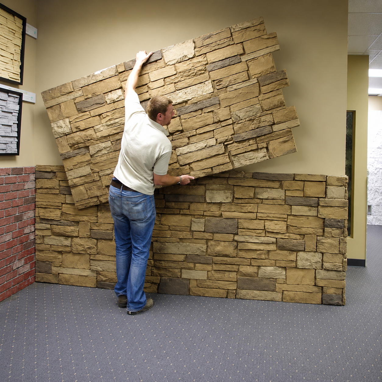 The Market Guide Facebook ad: Stone Panels